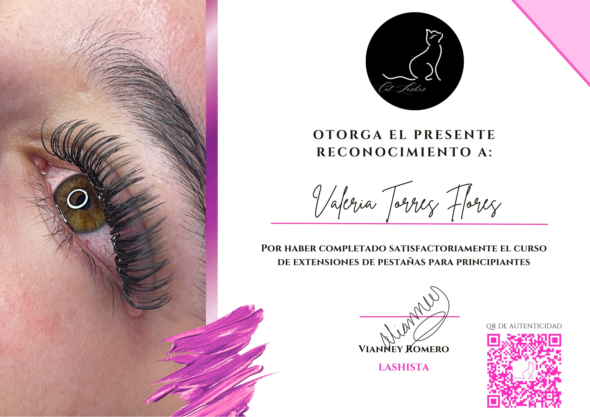 Certificado Valeria Torres
